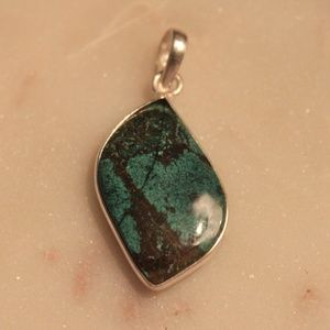 **NEW** Unique Chrysocolla Pendant